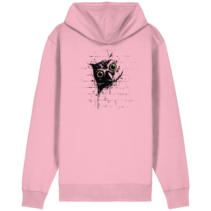 Lässige Street Art Eule - Organic Relaxed Zipper
