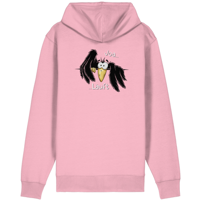 Joa Läuft Krähe gechillter Rabe - Organic Relaxed Zipper