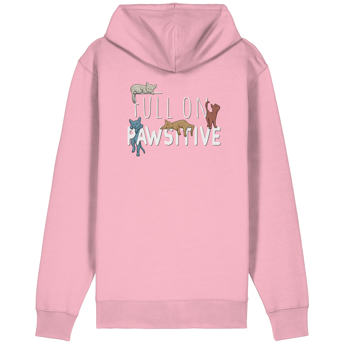 Full On Pawsitive! Gechillte Katzen - Organic Relaxed Zipper