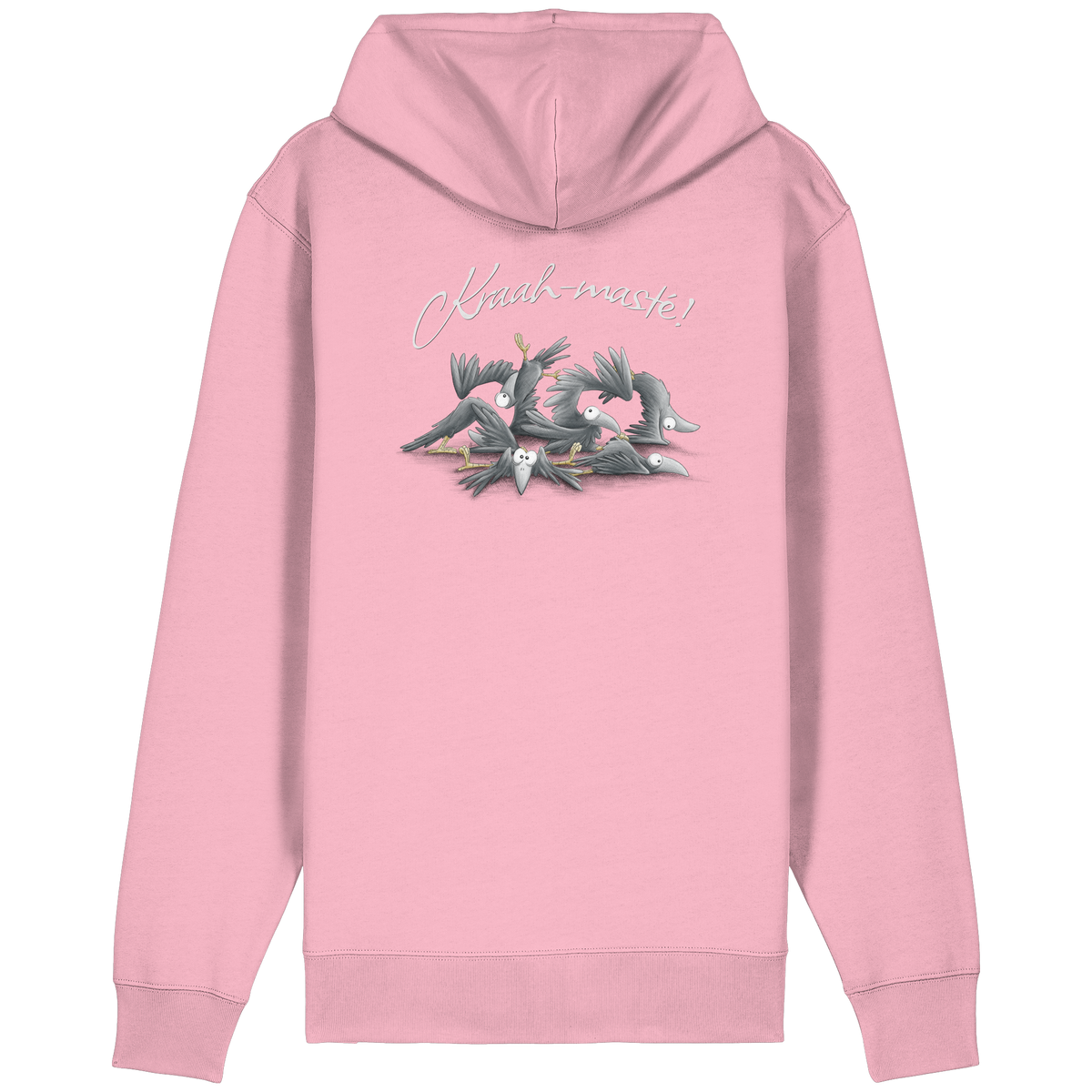 Kraah-masté! Yoga Raben Krähen - Organic Relaxed Zipper