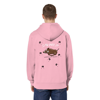 Sauwild wilde Sau | Wildschwein Keiler - Organic Relaxed Zipper