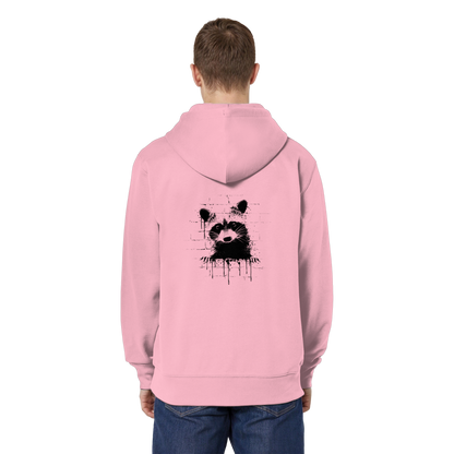 Funky Street Art Waschbär - Organic Relaxed Zipper