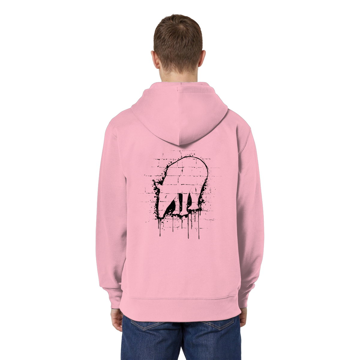 Urban Street Art Tapir Silhouette - Organic Relaxed Zipper