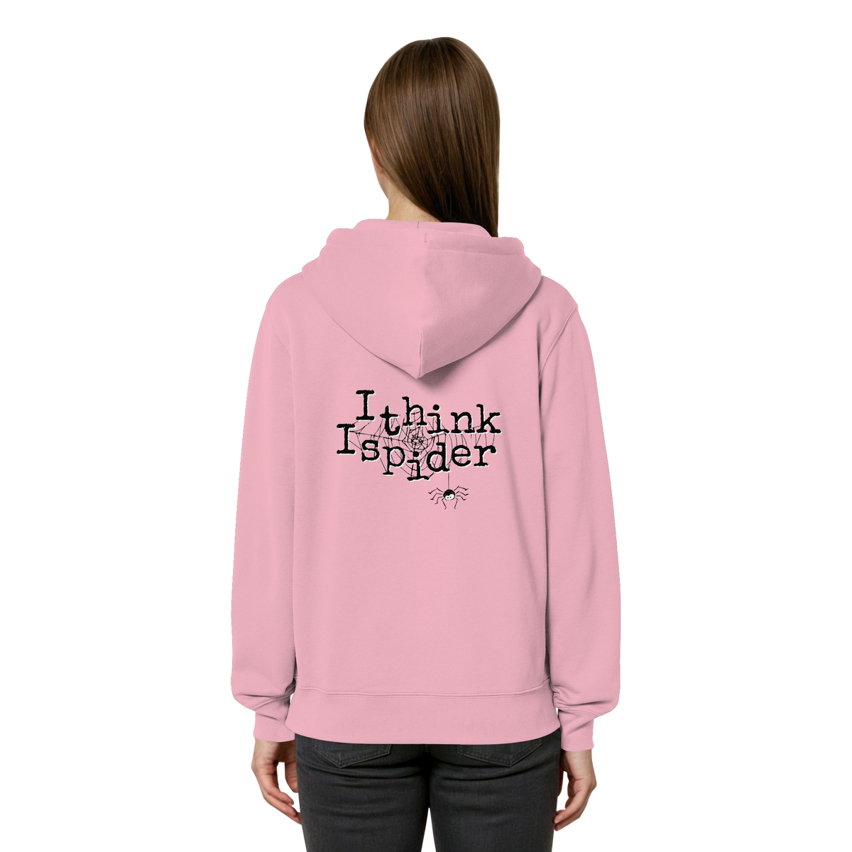 I think I spider - Spinne - Organic Relaxed Zipper
