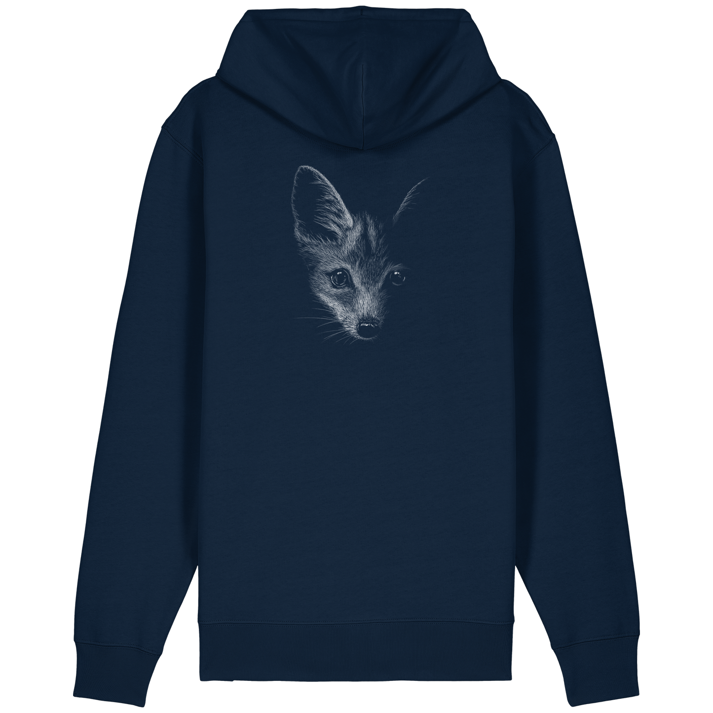 Fuchs Kritzelkunst Illustration - Organic Relaxed Zipper