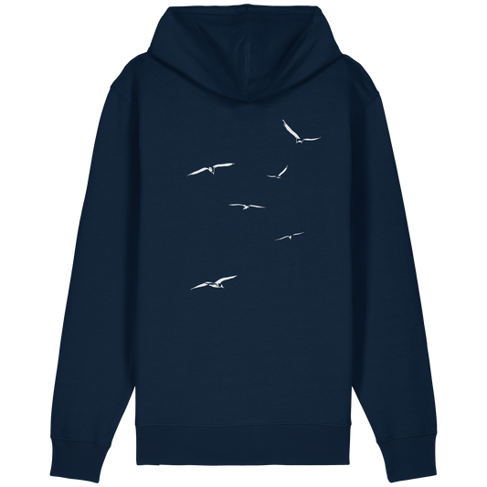 Vogelschwarm – Traum vom Fliegen - Organic Relaxed Zipper