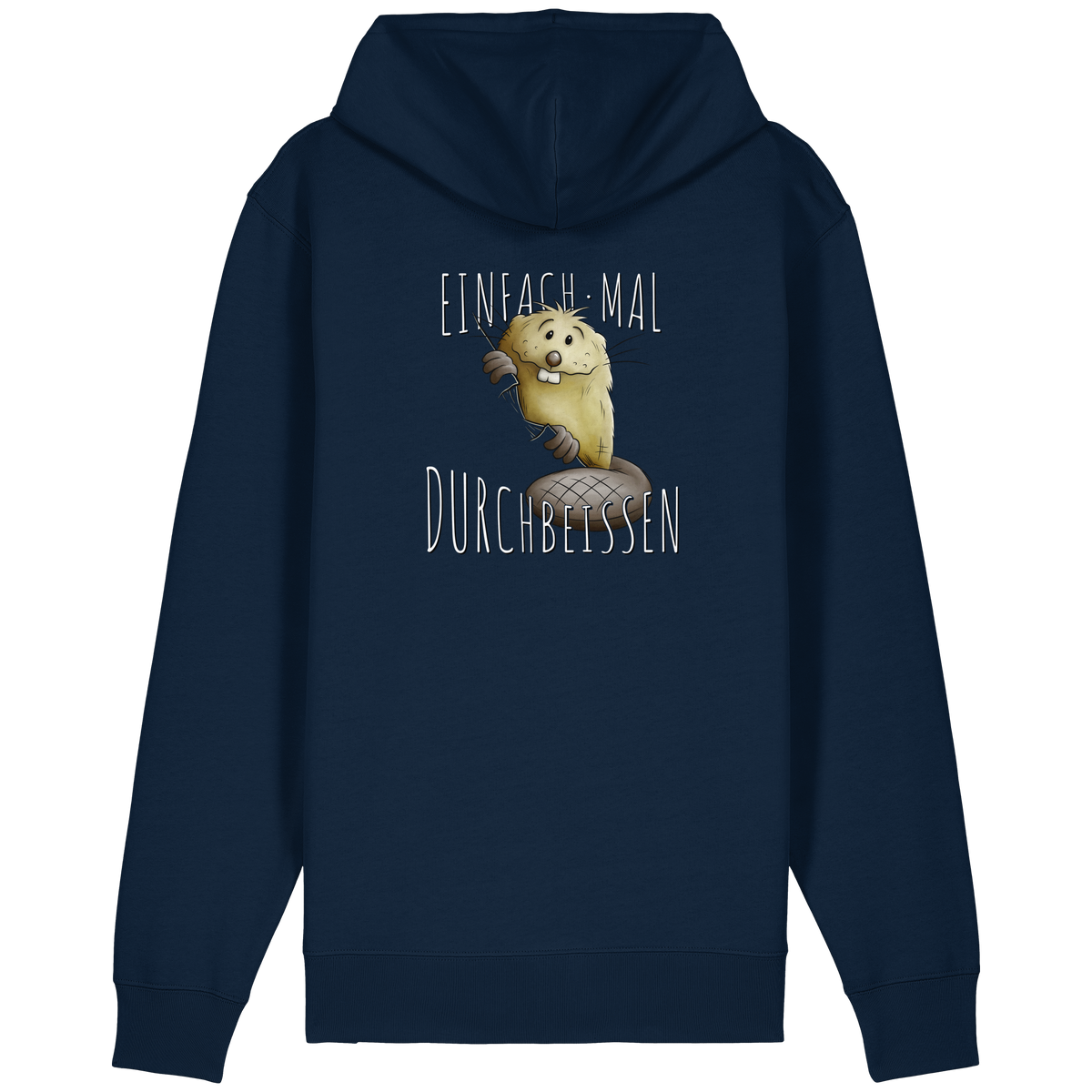 Einfach mal Durchbeissen Biber - Organic Relaxed Zipper