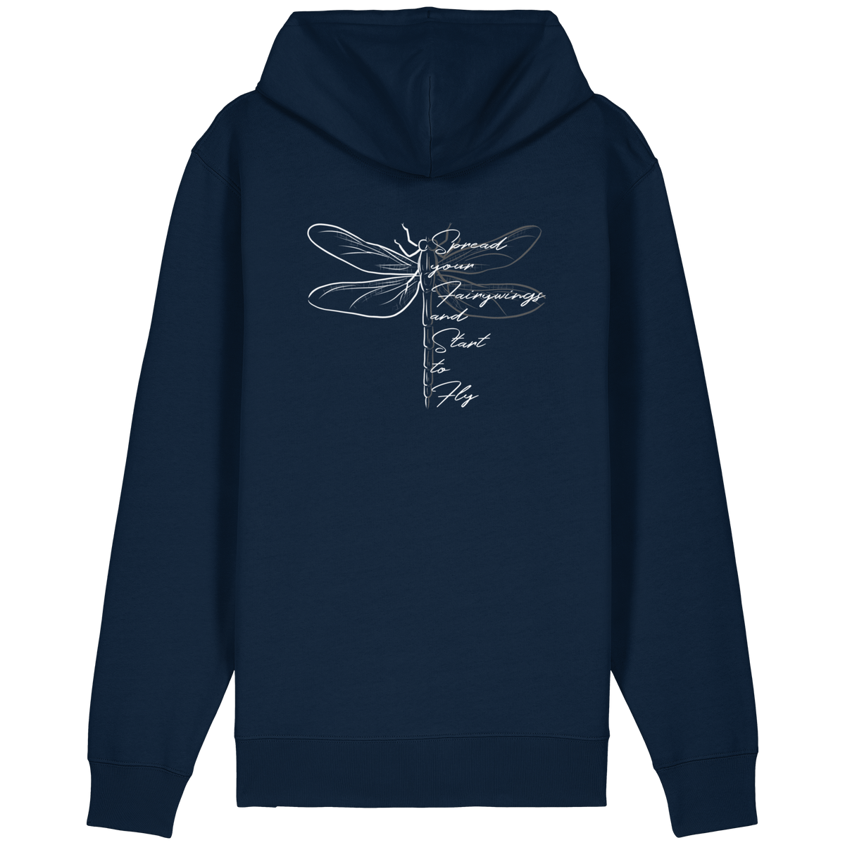 Breite die Flügel aus und flieg los | Libelle - Organic Relaxed Zipper