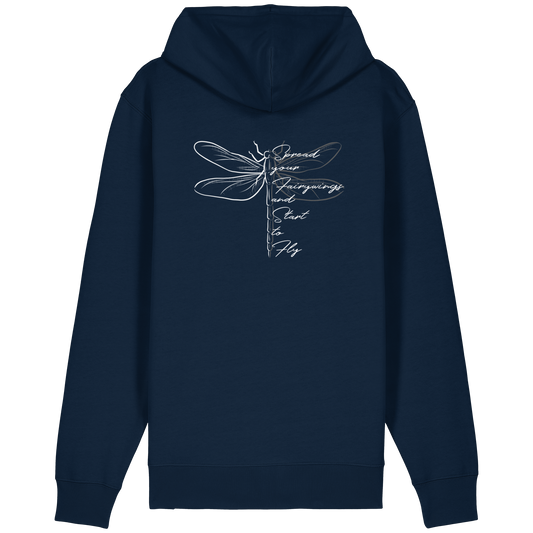 Breite die Flügel aus und flieg los | Libelle - Organic Relaxed Zipper