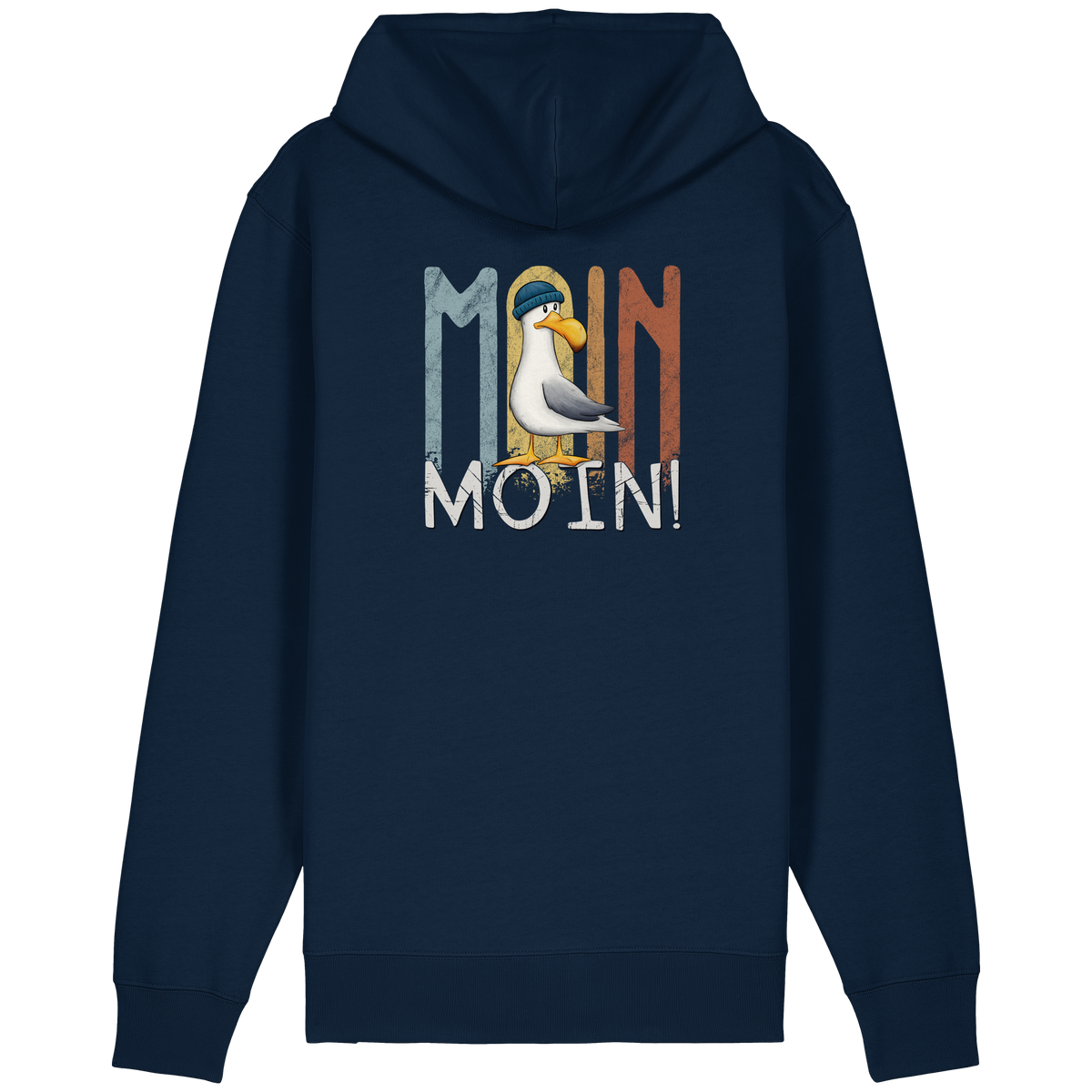 Moin Moin norddeutsche Möwe - Organic Relaxed Zipper