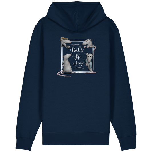 Rat’s The Way Kaffeehaus Ratten - Organic Relaxed Zipper