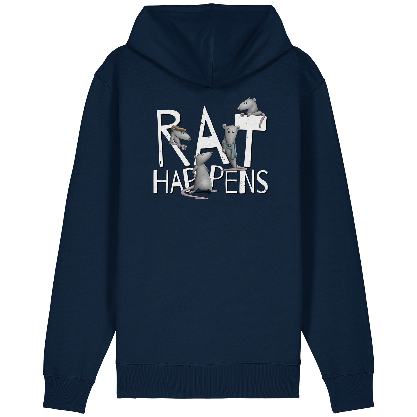 Rat Happens Ratten - Organic Relaxed Zipper