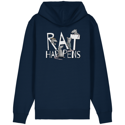 Rat Happens Ratten - Organic Relaxed Zipper