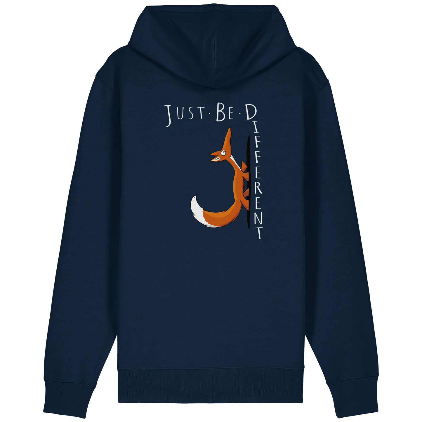 Just Be Different | Sei Anders, kleiner Fuchs - Organic Relaxed Zipper