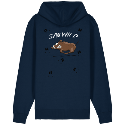 Sauwild wilde Sau | Wildschwein Keiler - Organic Relaxed Zipper