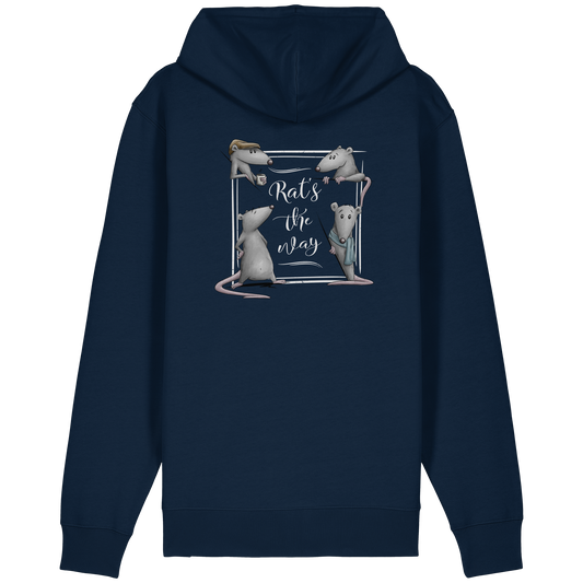 Rat’s The Way Kaffeehaus Ratten - Organic Relaxed Zipper