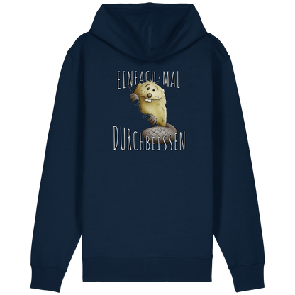 Einfach mal Durchbeissen Biber - Organic Relaxed Zipper