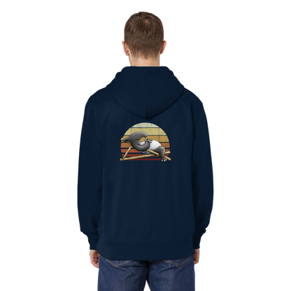 Lässiger Retro Sundown Tapir - Organic Relaxed Zipper
