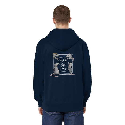 Rat’s The Way Kaffeehaus Ratten - Organic Relaxed Zipper