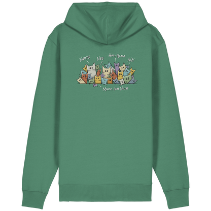 Nope, Nee, Nö Katzen - Organic Relaxed Zipper