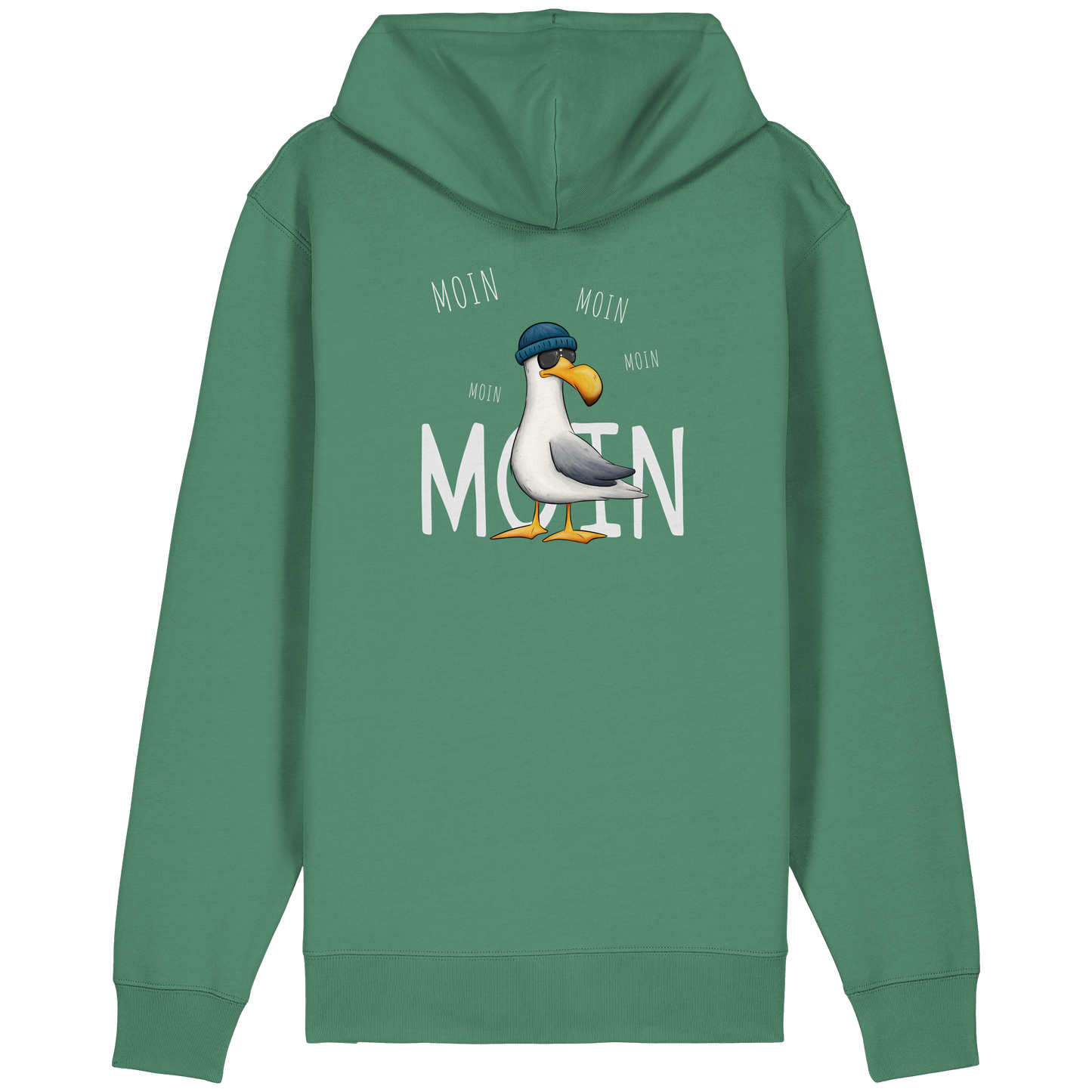 Moin Moin Lässige Hipster Möwe  - Organic Relaxed Zipper