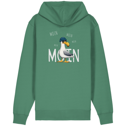 Moin Moin Lässige Hipster Möwe  - Organic Relaxed Zipper