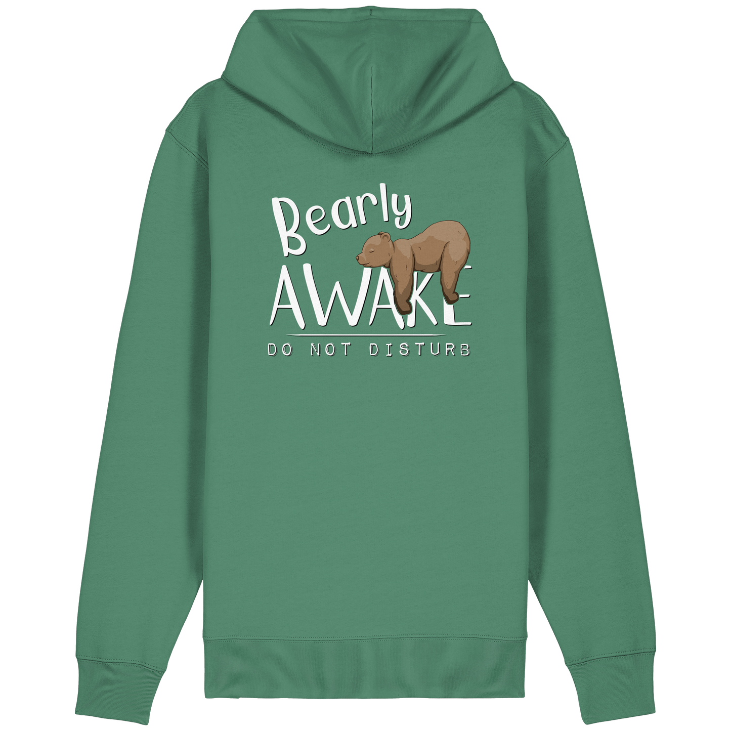 Bearly Awake Bitte nicht stören Bär - Organic Relaxed Zipper