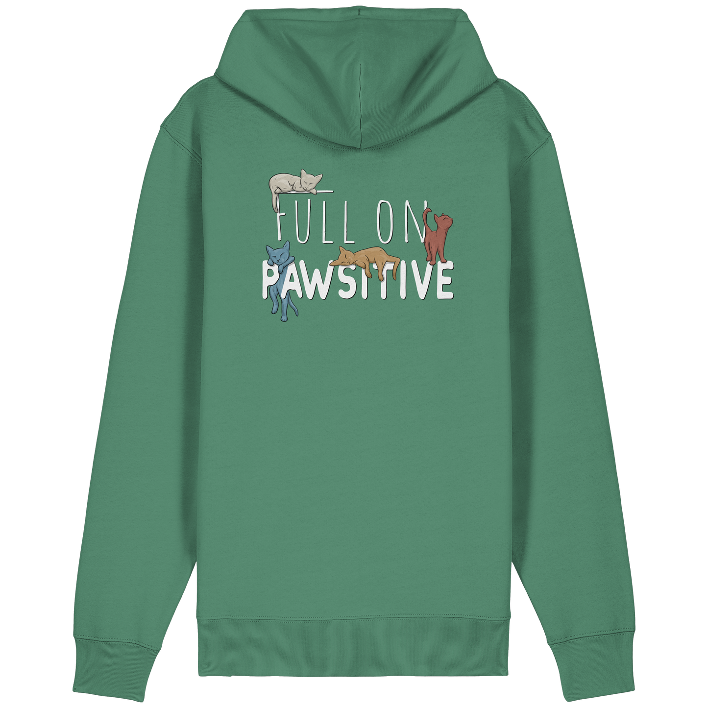 Full On Pawsitive! Gechillte Katzen - Organic Relaxed Zipper