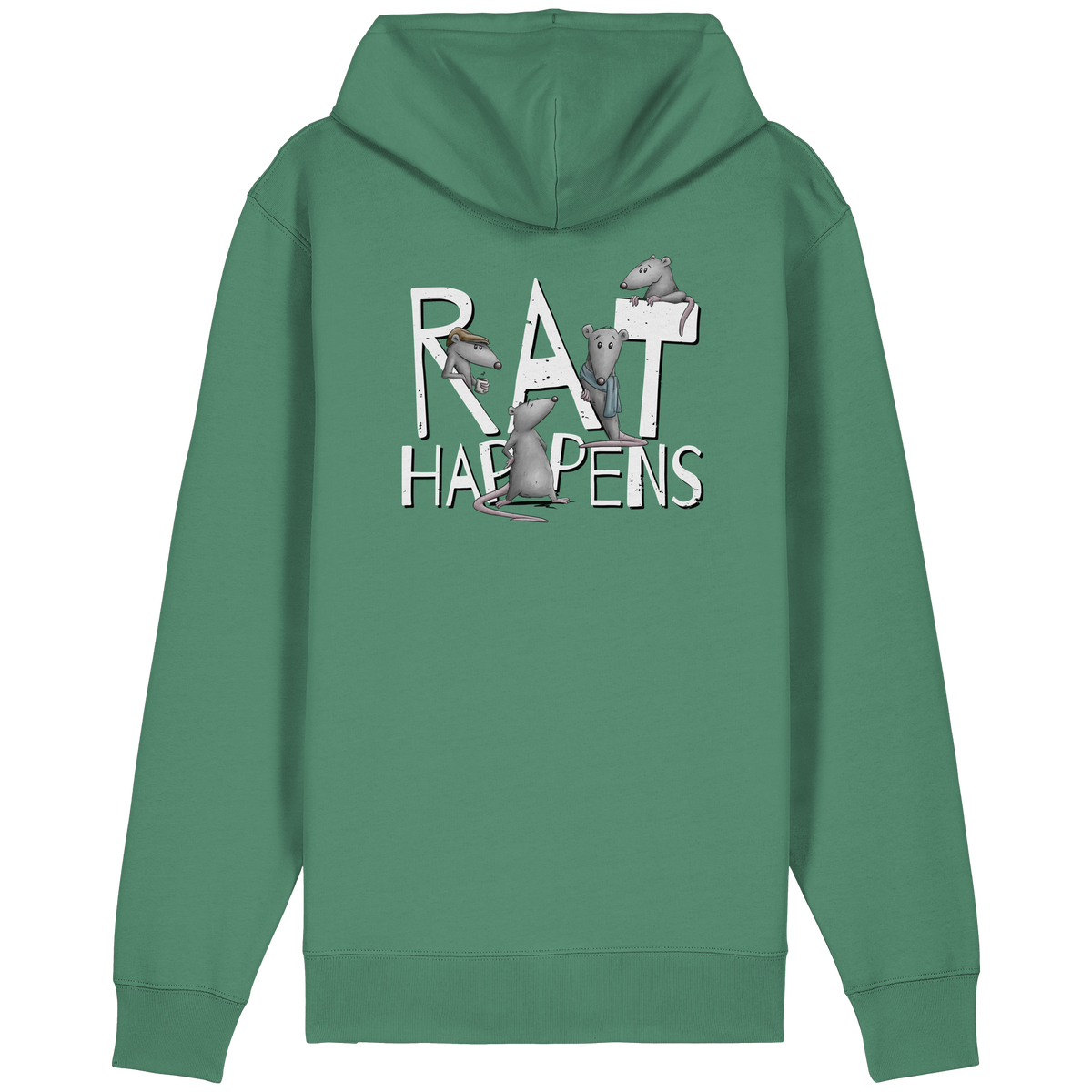 Rat Happens Ratten - Organic Relaxed Zipper