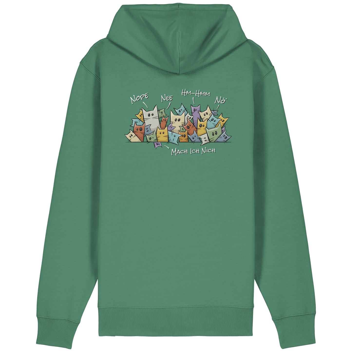Nope, Nee, Nö Katzen - Organic Relaxed Zipper
