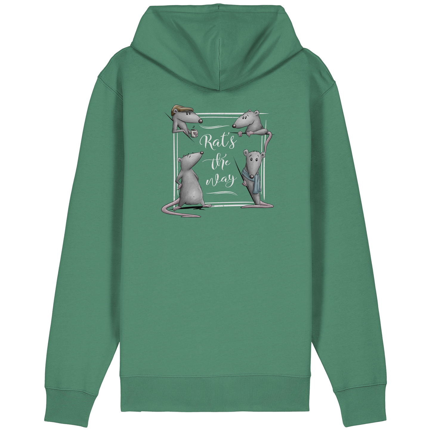 Rat’s The Way Kaffeehaus Ratten - Organic Relaxed Zipper