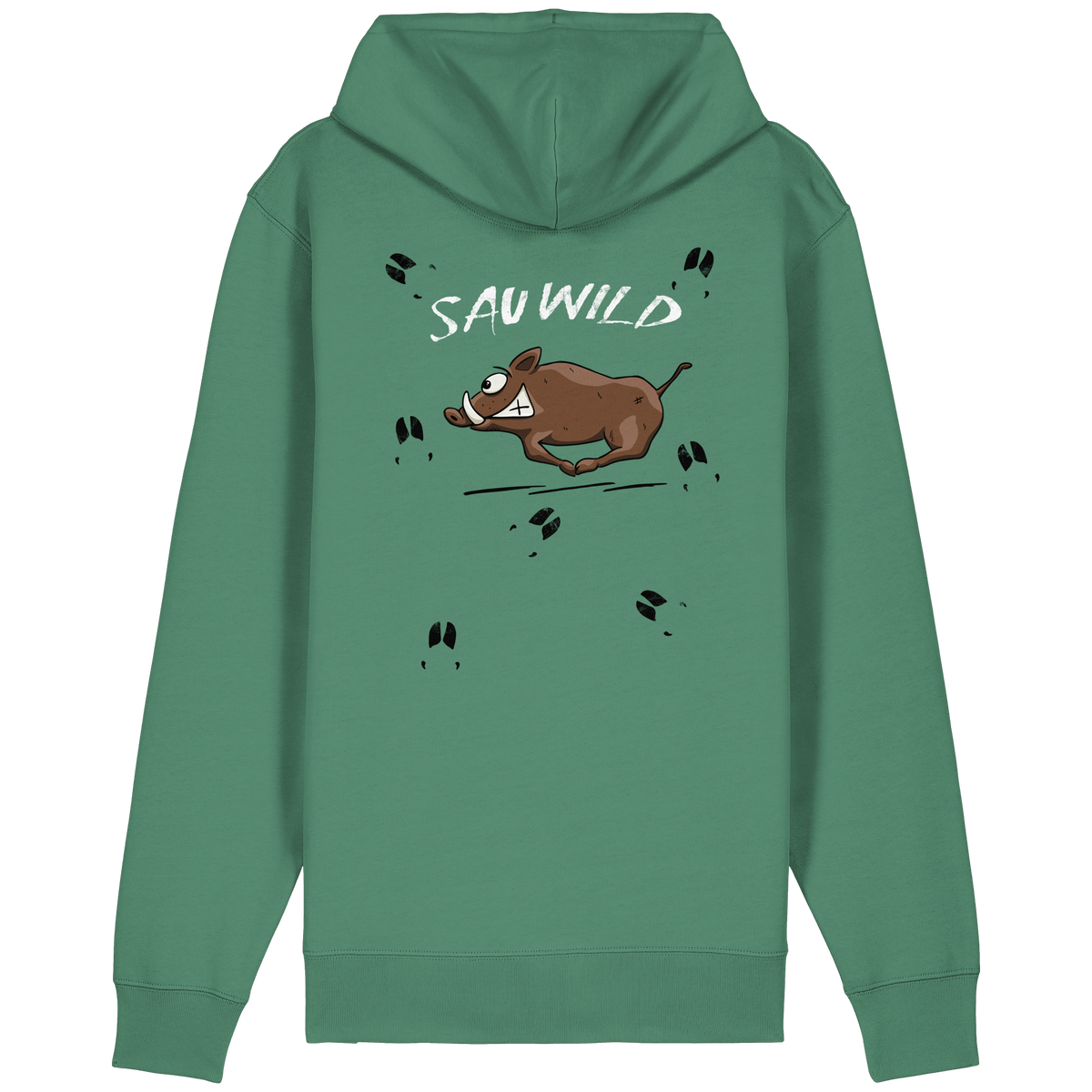Sauwild wilde Sau | Wildschwein Keiler - Organic Relaxed Zipper