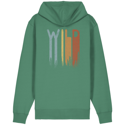 Wild Retro Schriftzug - Organic Relaxed Zipper