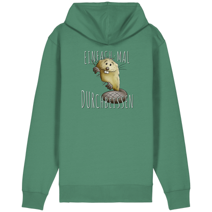 Einfach mal Durchbeissen Biber - Organic Relaxed Zipper