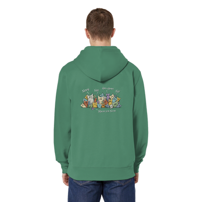 Nope, Nee, Nö Katzen - Organic Relaxed Zipper