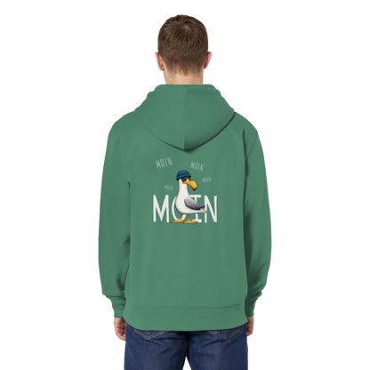 Moin Moin Lässige Hipster Möwe  - Organic Relaxed Zipper