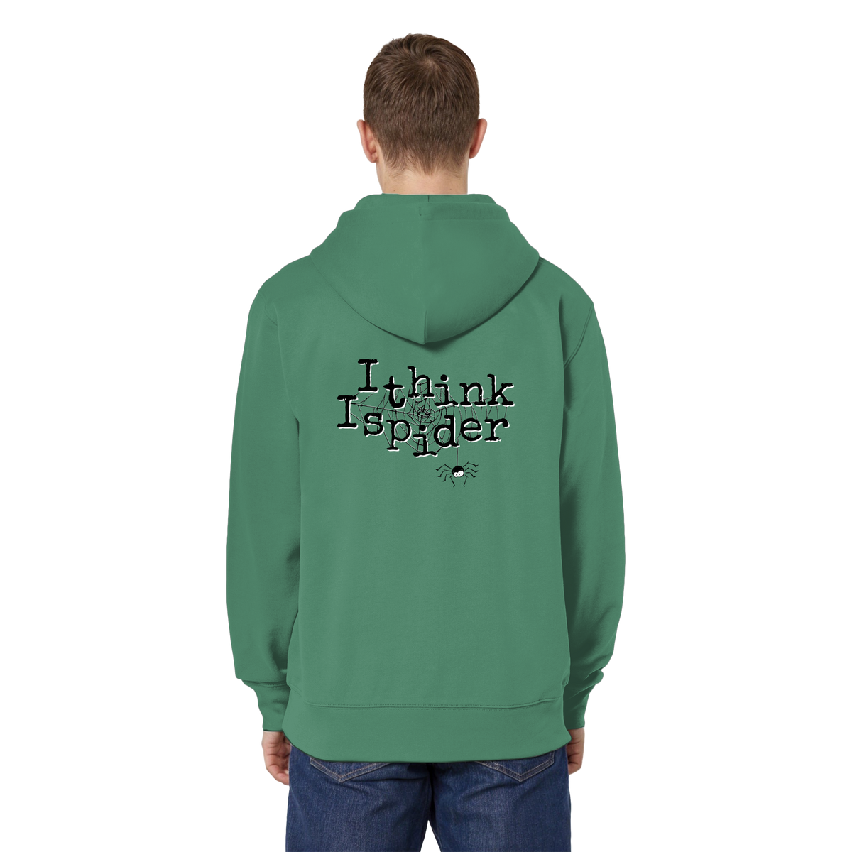 I think I spider - Spinne - Organic Relaxed Zipper