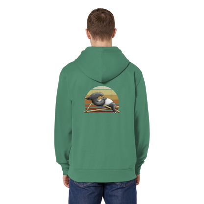 Lässiger Retro Sundown Tapir - Organic Relaxed Zipper