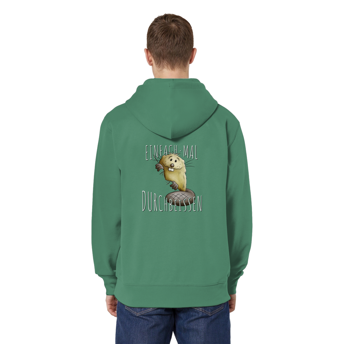 Einfach mal Durchbeissen Biber - Organic Relaxed Zipper