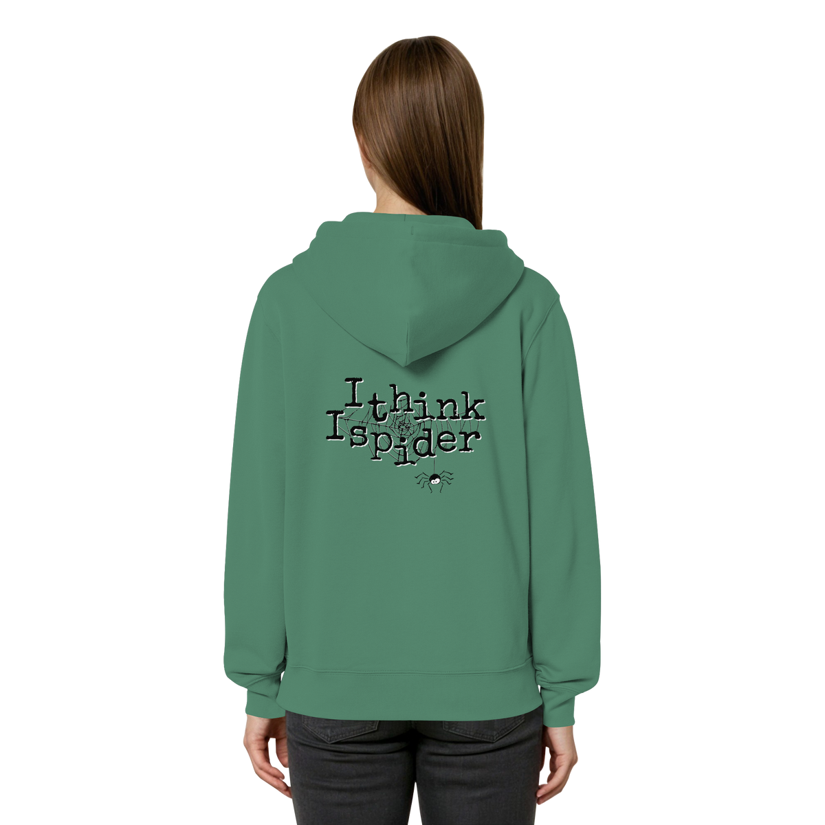 I think I spider - Spinne - Organic Relaxed Zipper