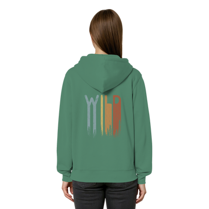 Wild Retro Schriftzug - Organic Relaxed Zipper