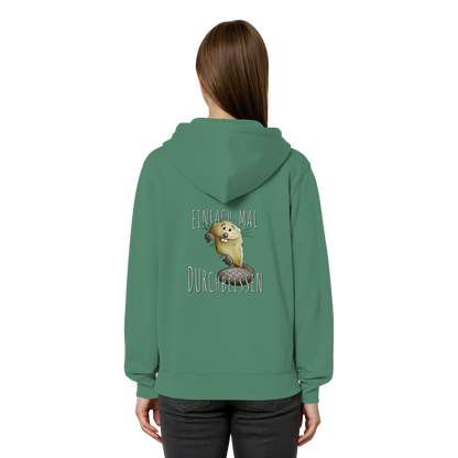 Einfach mal Durchbeissen Biber - Organic Relaxed Zipper