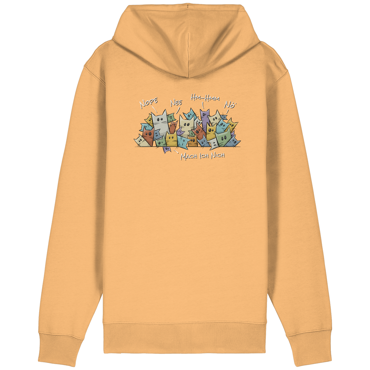 Nope, Nee, Nö Katzen - Organic Relaxed Zipper