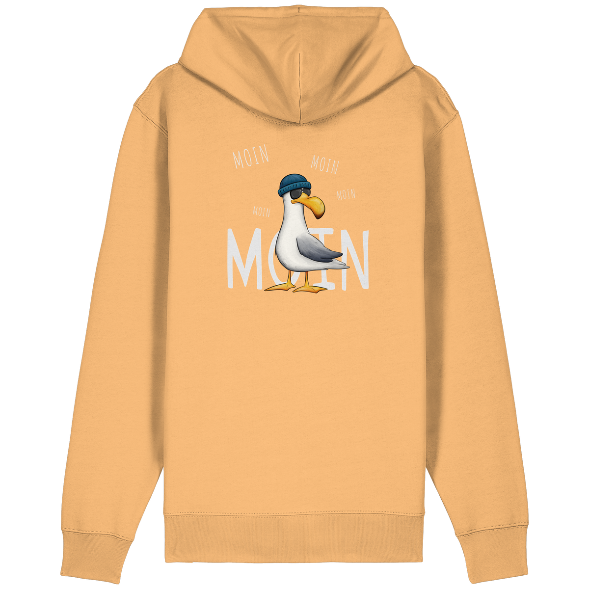 Moin Moin Lässige Hipster Möwe  - Organic Relaxed Zipper