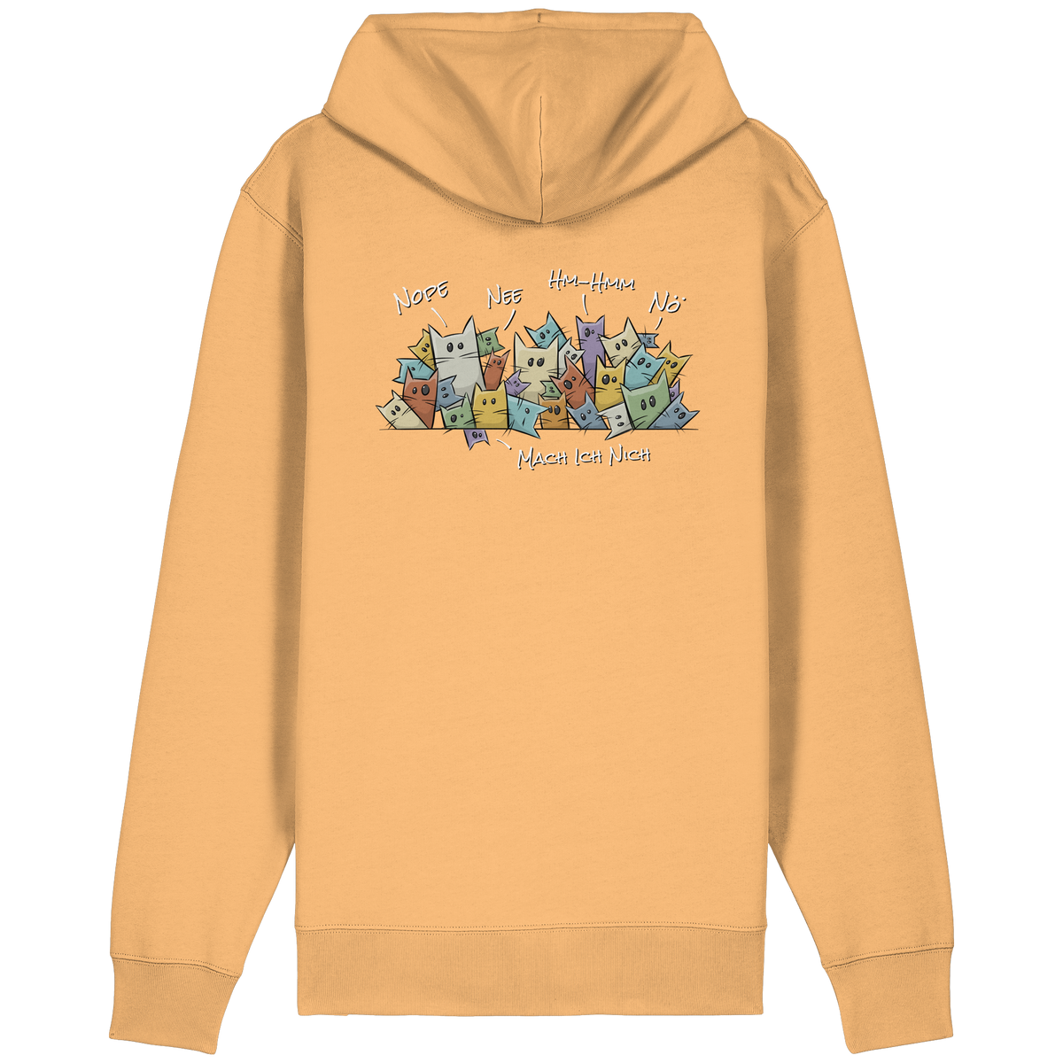 Nope, Nee, Nö Katzen - Organic Relaxed Zipper