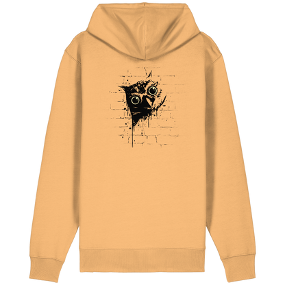 Lässige Street Art Eule - Organic Relaxed Zipper