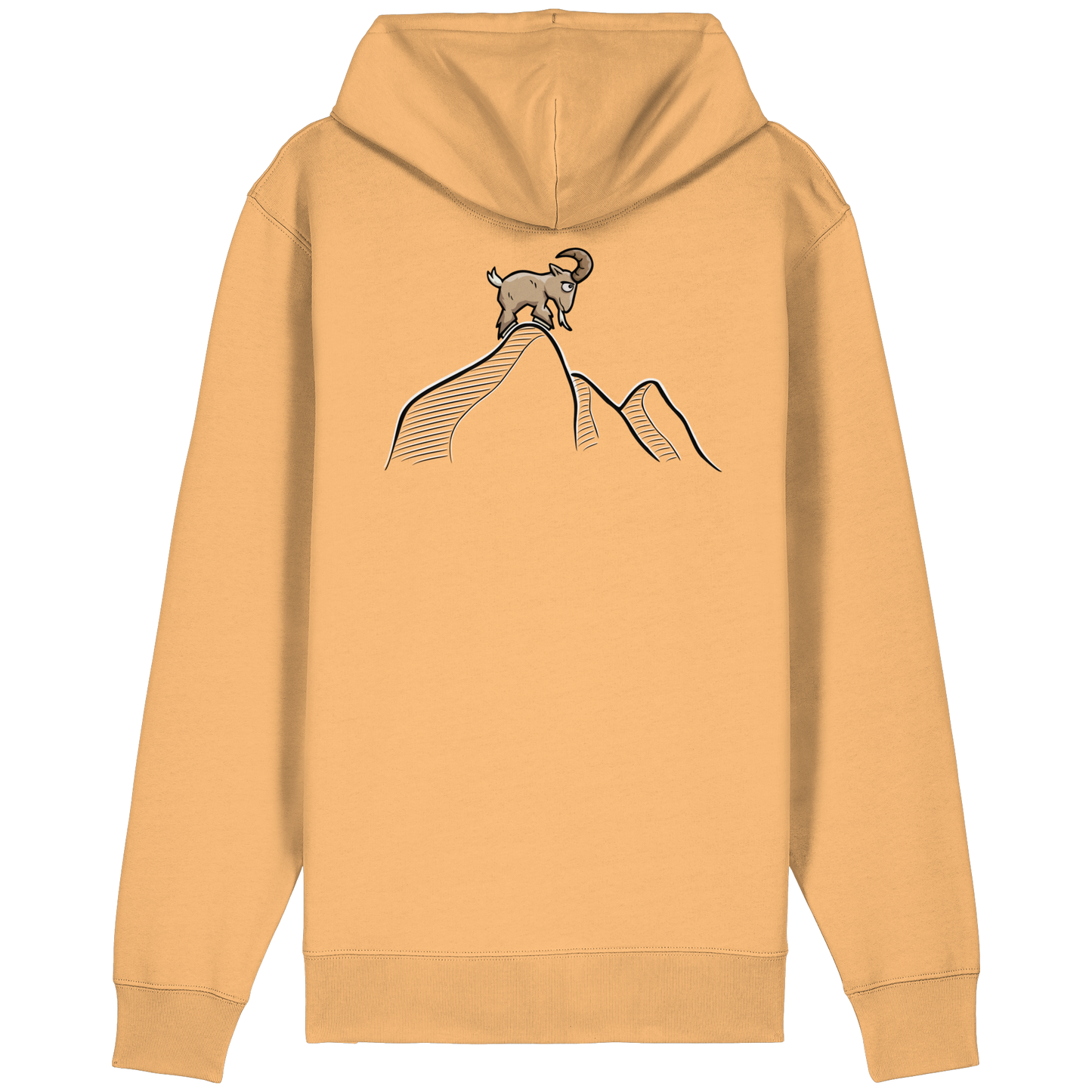 Ziegenbock in den Bergen - Organic Relaxed Zipper