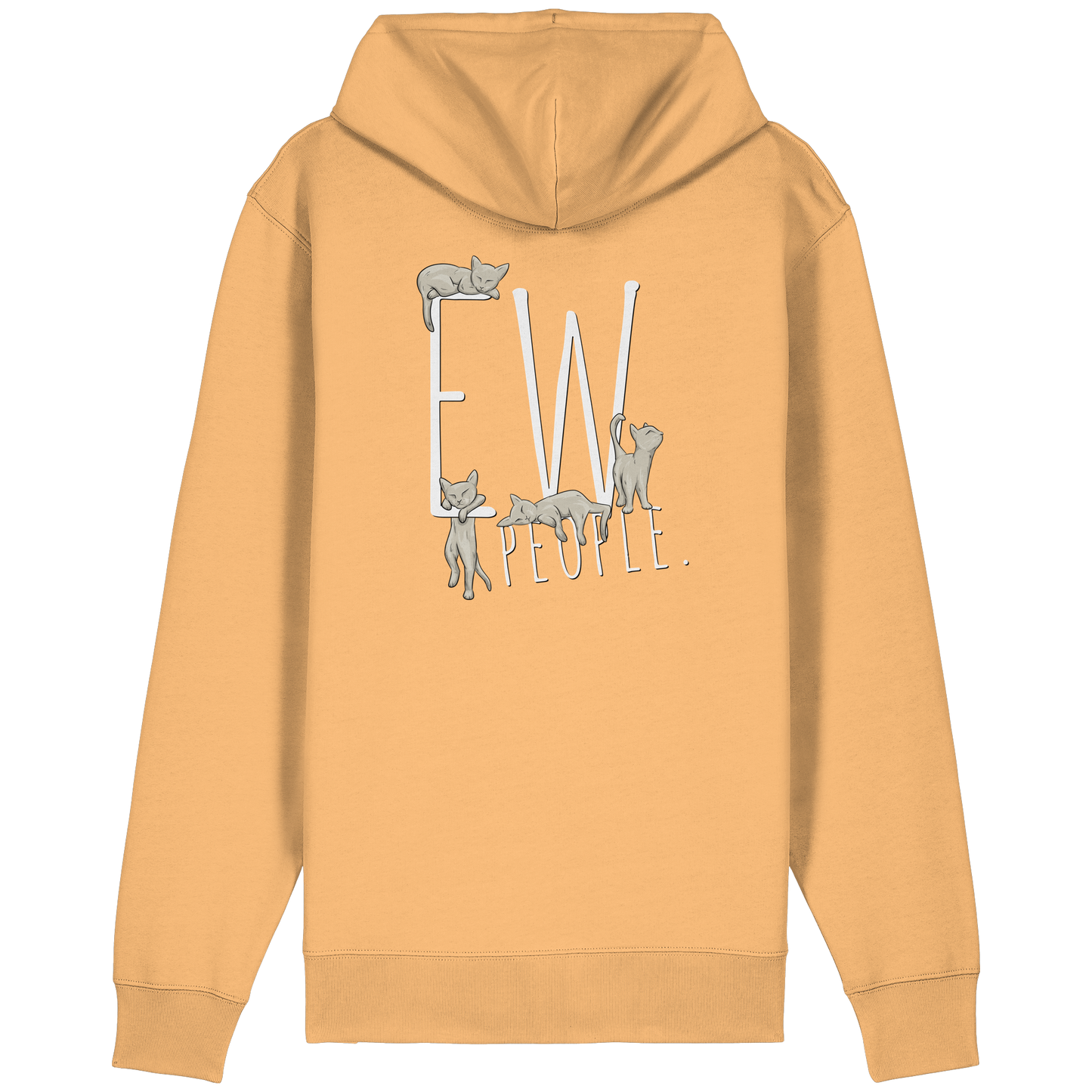 Ew, People. Sarkastische Katzen - Organic Relaxed Zipper