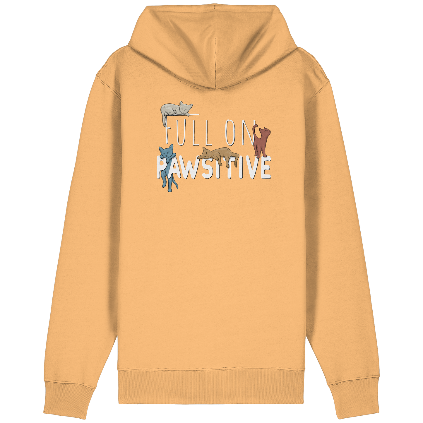 Full On Pawsitive! Gechillte Katzen - Organic Relaxed Zipper