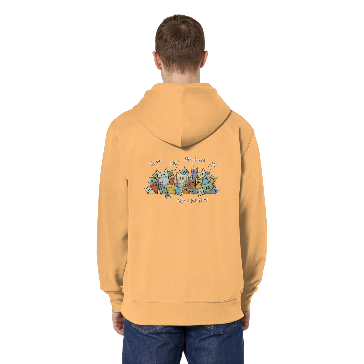 Nope, Nee, Nö Katzen - Organic Relaxed Zipper